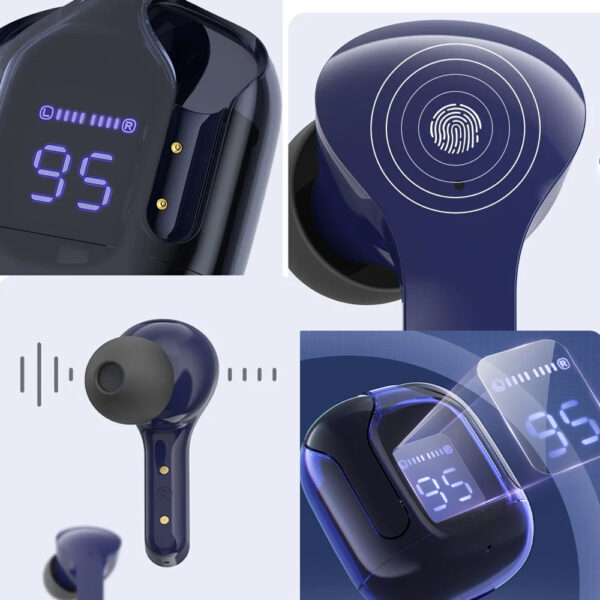⁦ACEFAST  LED Digital Display T6 Noise Reduction سماعة ذكية بشاشة ديجيتال بخاصية عزل الضوضاء⁩ - الصورة ⁦11⁩