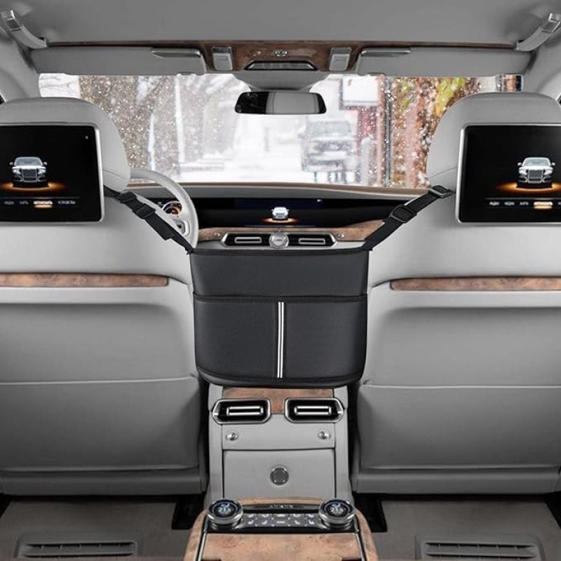 منظم مقاعد السيارات المصنوع من الجلد عالي الجودة: الأناقة والمتانة في تصميم واحد - الصورة 2