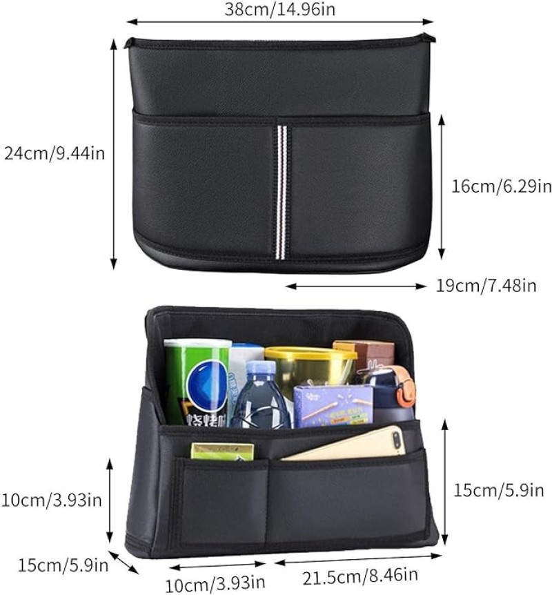 منظم مقاعد السيارات المصنوع من الجلد عالي الجودة: الأناقة والمتانة في تصميم واحد - الصورة 3