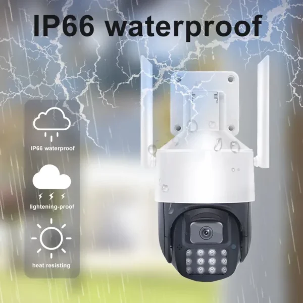 ⁦مراجعة شاملة لكاميرا 4G 8MP 4G WiFi IP ضد الماء⁩ - الصورة ⁦8⁩