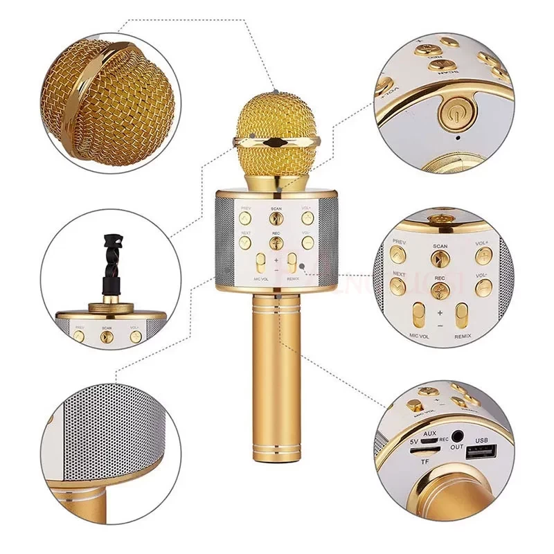 ميكروفون بلوتوث لاسلكي 3 في 1: تعزيز تجربة الترفيه لديك - الصورة 4