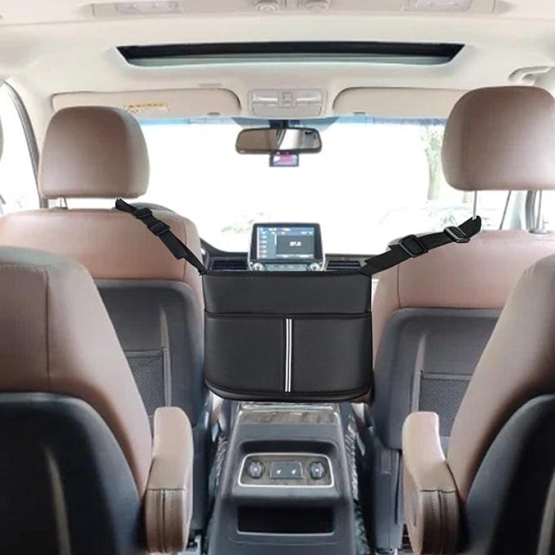 منظم مقاعد السيارات المصنوع من الجلد عالي الجودة: الأناقة والمتانة في تصميم واحد - الصورة 4