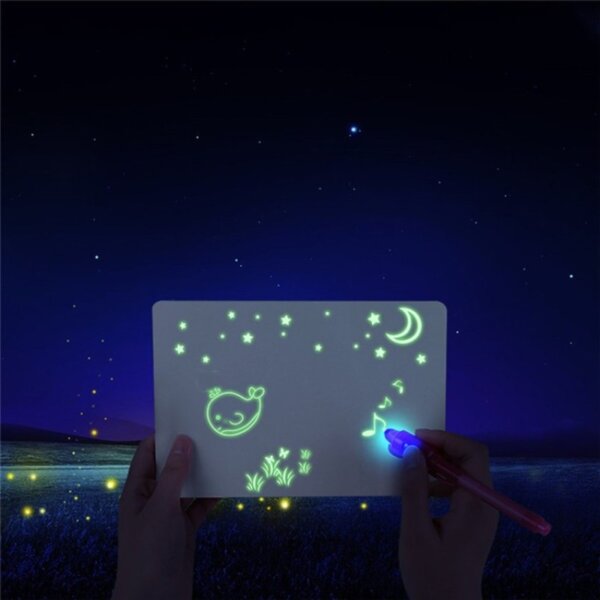 مجموعة ماجيك رسم المضيئة A3 لإبداع منير للأطفال
