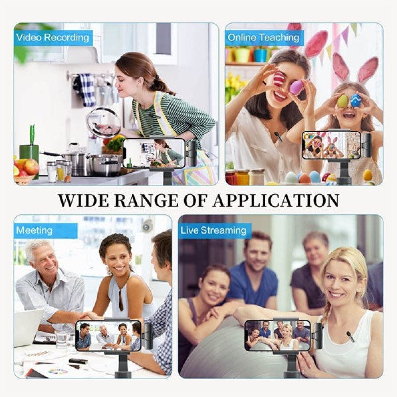 ميكروفون لاسلكي احترافي يعمل بالتوصيل لتسجيل الفيديو - الصورة 3